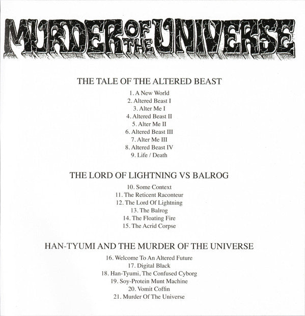 King Gizzard And The Lizard Wizard -Murder Of The Universe