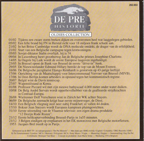 Various -De Pre Historie 200 Original Hits 1950-1959