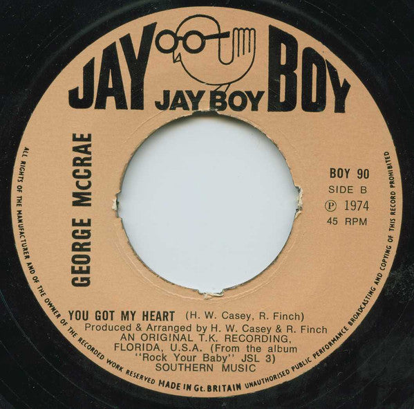 George McCrae -I Can't Leave You Alone