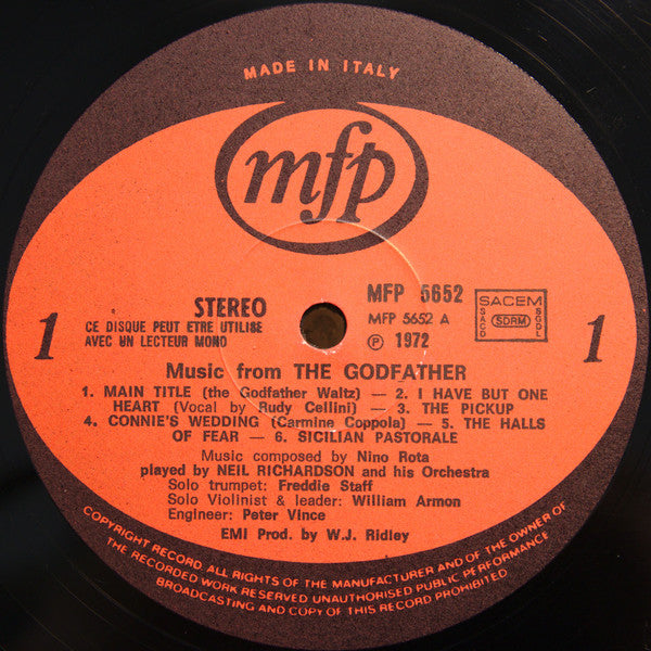 Neil Richardson And His Orchestra -Music From The Godfather