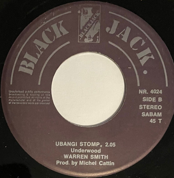 Warren Smith (3) -Roll Over Beethoven / Ubangi Stomp