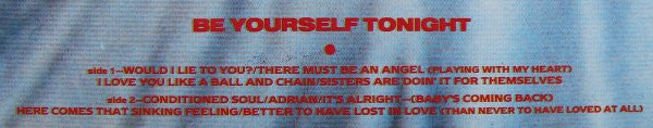 Eurythmics -Be Yourself Tonight