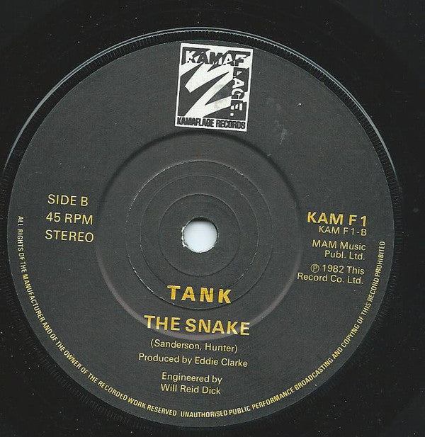 Tank (6) -Don't Walk Away