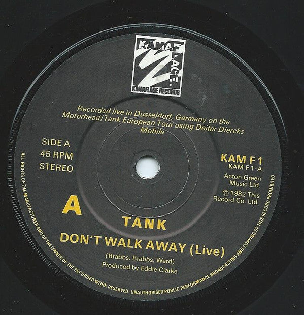 Tank (6) -Don't Walk Away