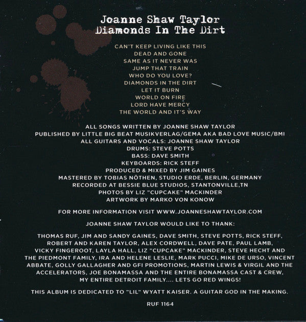 Joanne Shaw Taylor -Diamonds In The Dirt