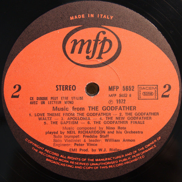 Neil Richardson And His Orchestra -Music From The Godfather