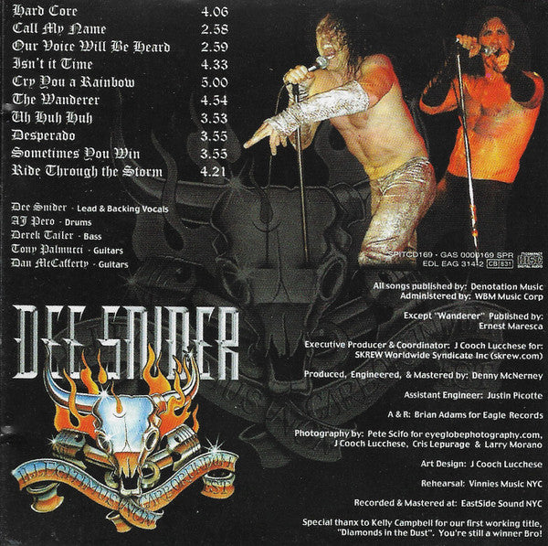 Dee Snider -Never Let The Bastards Wear You Down