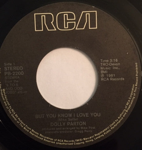 Dolly Parton -But You Know I Love You