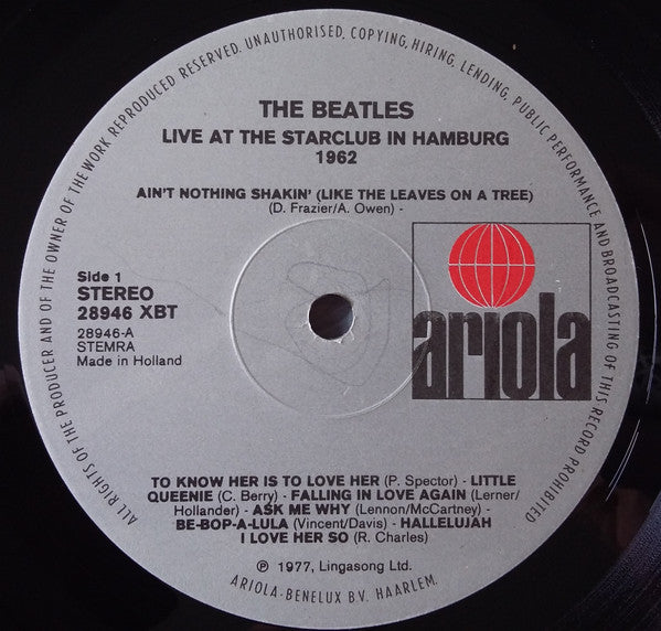 The Beatles -Live! At The Star-Club In Hamburg, Germany; 1962