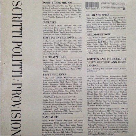 Scritti Politti -Provision