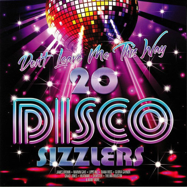 Various -Don't Leave Me This Way - 20 Disco Sizzlers