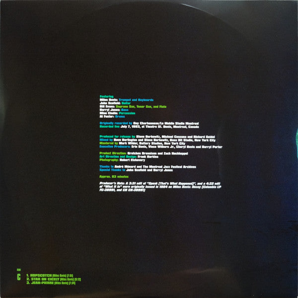 Miles Davis - Miles Davis Live (What It Is) (Montreal 7/7/83)