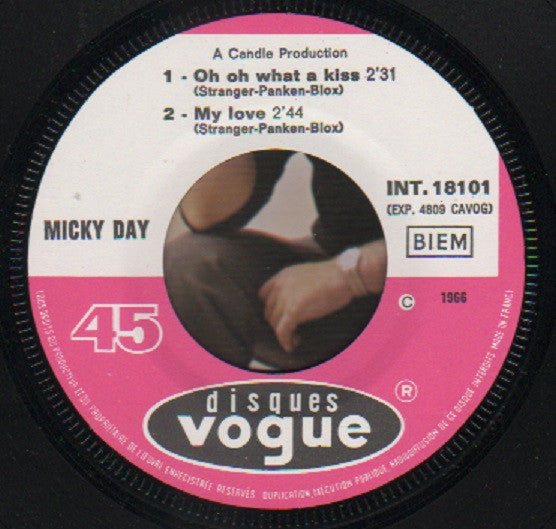 Micky Day -Oh Oh What A Kiss