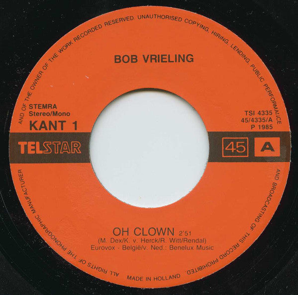 Bob Vrieling -Oh Clown