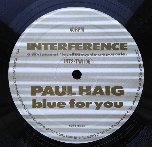 Paul Haig - Blue For You