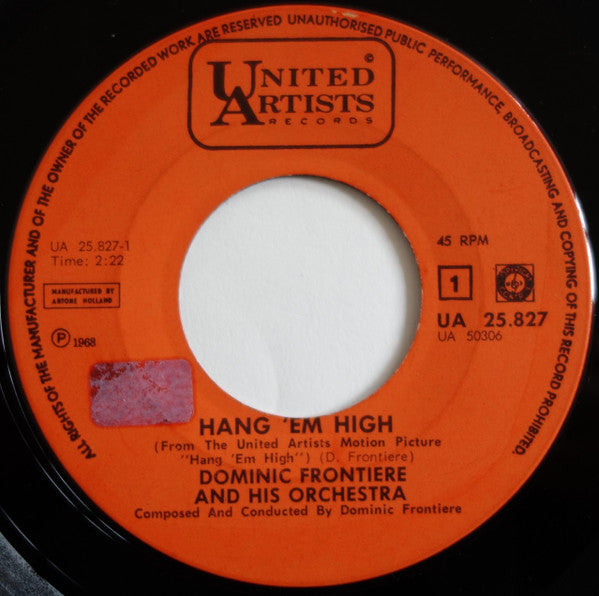Dominic Frontiere And His Orchestra -Hang'Em High