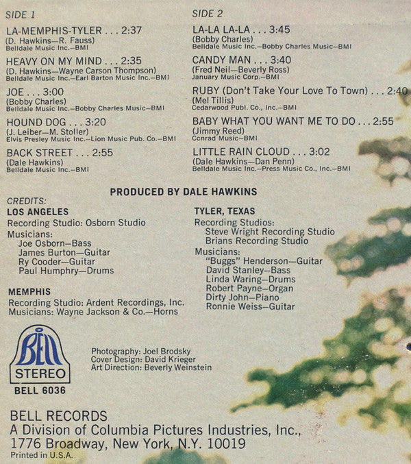 Dale Hawkins -L.A., Memphis & Tyler, Texas