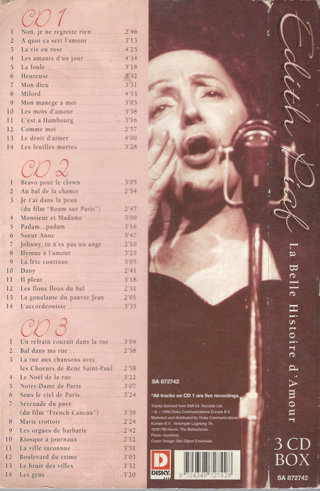 Edith Piaf -La Belle Histoire D'Amour