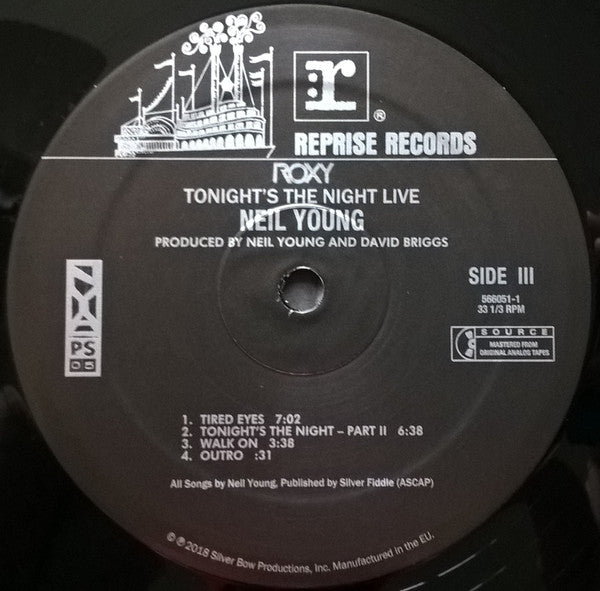 Neil Young -Roxy (Tonight's The Night Live)