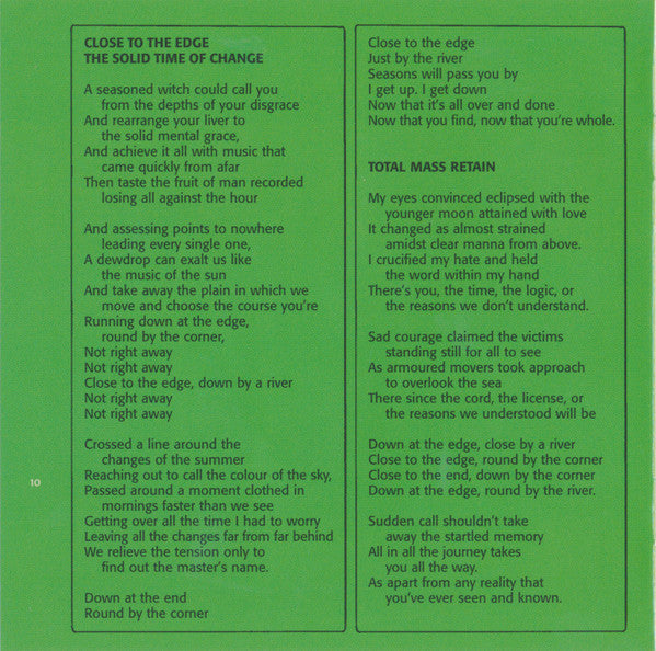 Yes -Close To The Edge