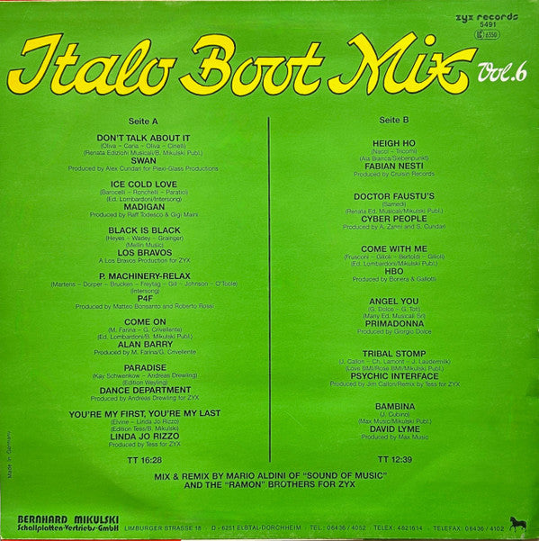 Various - Italo Boot Mix Vol. 6