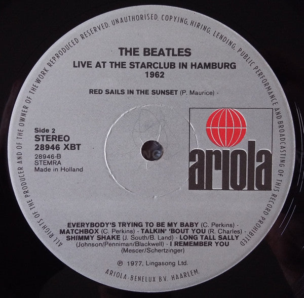 The Beatles -Live! At The Star-Club In Hamburg, Germany; 1962