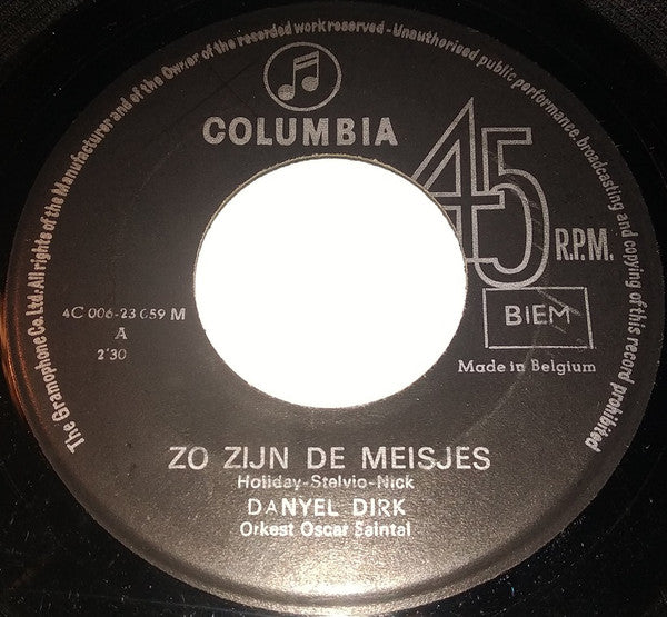 Danyel Dirk -Zo Zijn de Meisjes