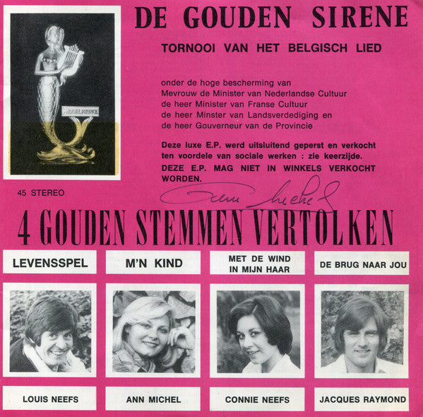 Louis Neefs, Ann Michel, Connie Neefs, Jacques Raymond -De Gouden Sirene