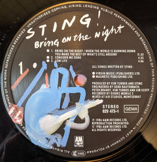 Sting - Bring On The Night