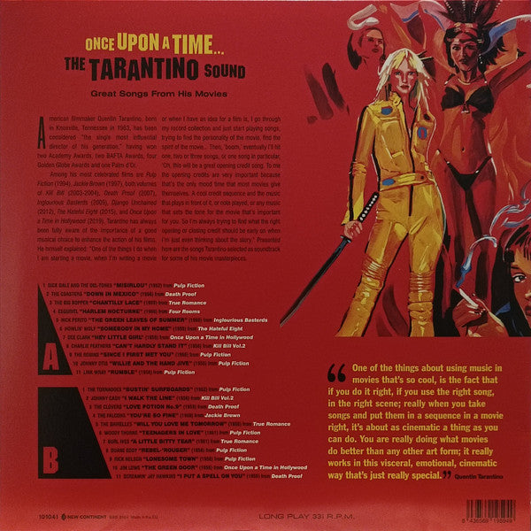 Various -Once Upon A Time... The Tarantino Sound (Great Songs From His Movies)