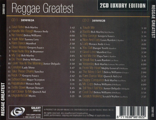 Various -Reggae Greatest