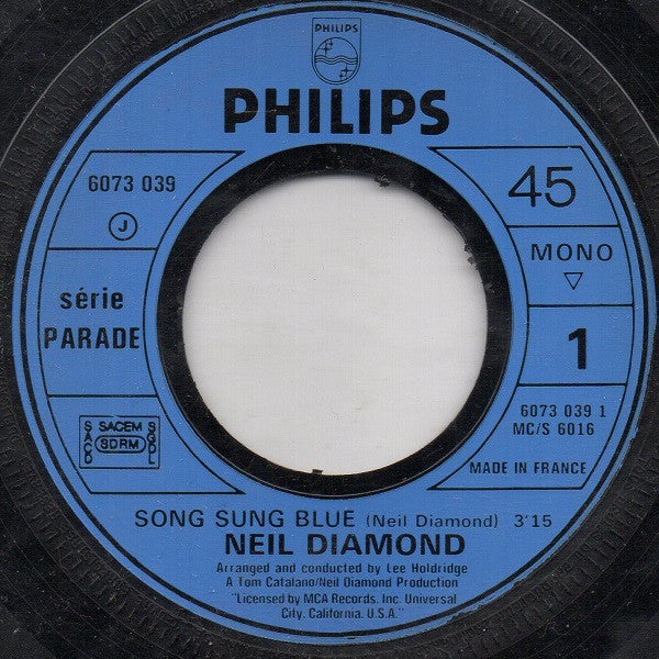 Neil Diamond - Song Sung Blue