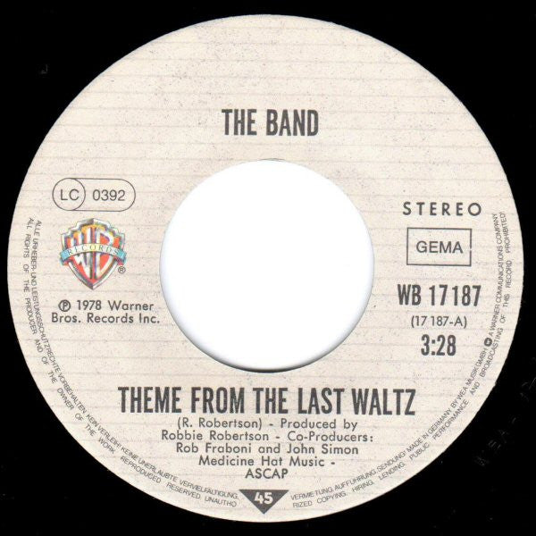 The Band -The Last Waltz