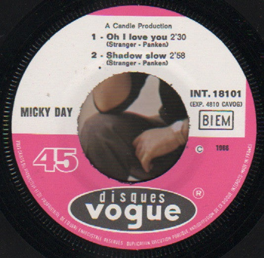 Micky Day -Oh Oh What A Kiss