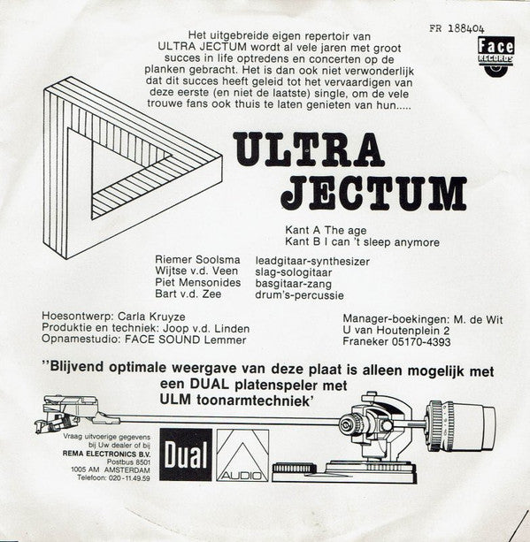 Ultra Jectum -The Age / I Can't Sleep Anymore