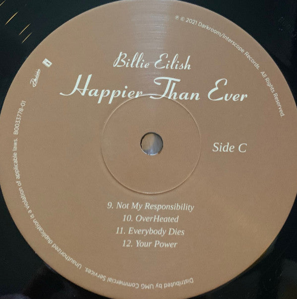 Billie Eilish -Happier Than Ever