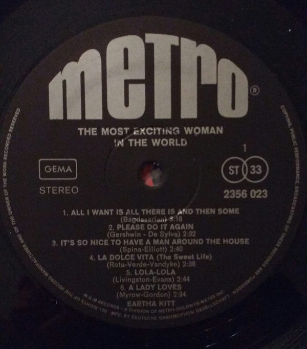 Eartha Kitt -The Most Exciting Woman In The World