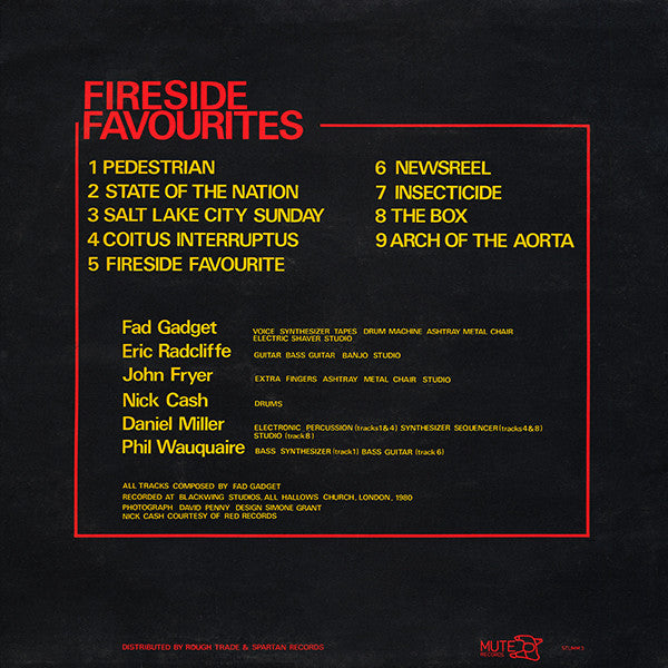 Fad Gadget - Fireside Favourites