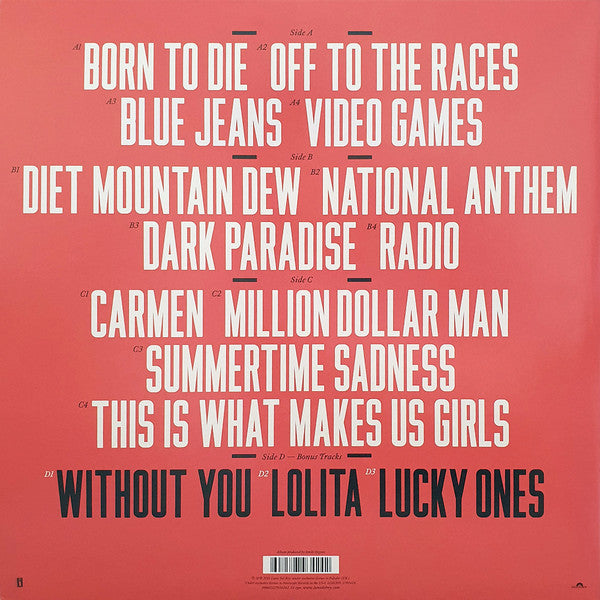 Lana Del Rey -Born To Die