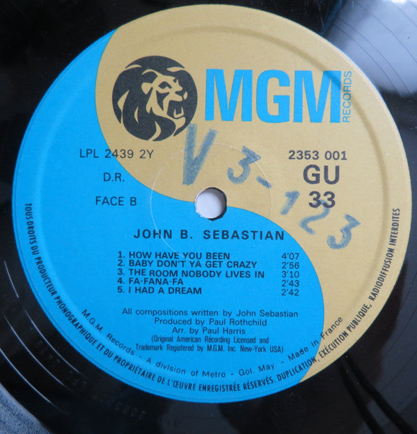 John B. Sebastian* -John B. Sebastian