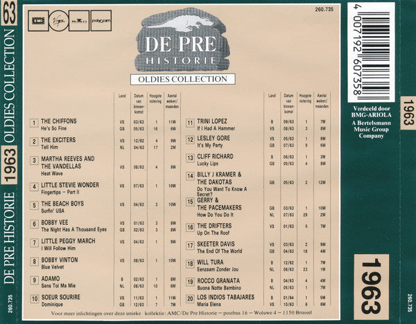 Various -De Pre Historie 200 Original Hits 1960-1969
