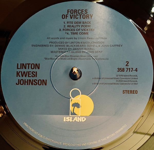 Linton Kwesi Johnson -Forces Of Victory