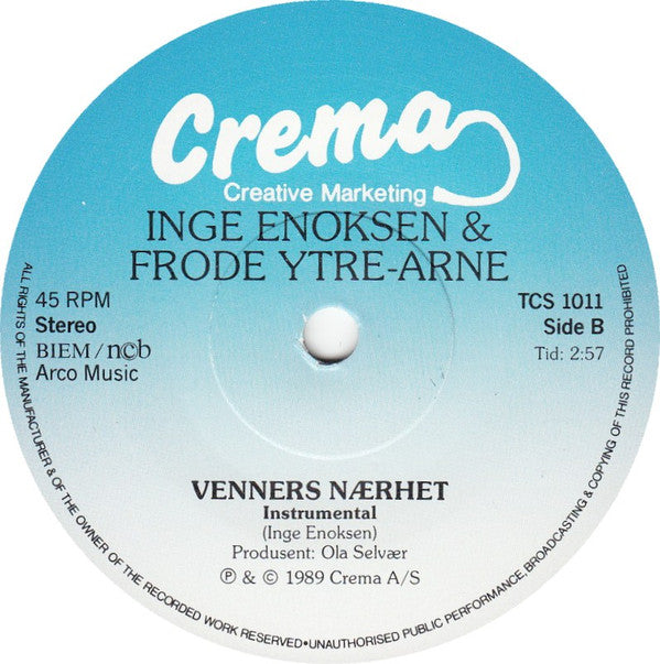 Britt Synnøve* -Venners Nærhet
