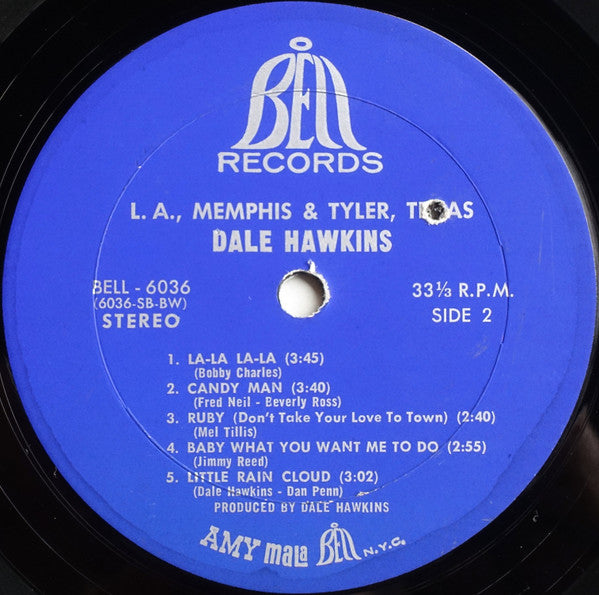 Dale Hawkins -L.A., Memphis & Tyler, Texas