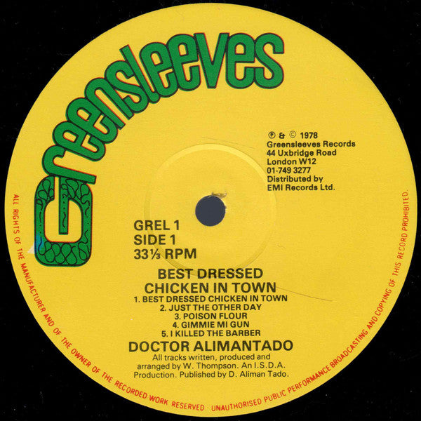 Dr. Alimantado - Best Dressed Chicken In Town