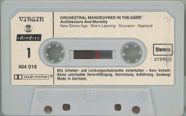 Orchestral Manœuvres In The Dark* -Architecture & Morality