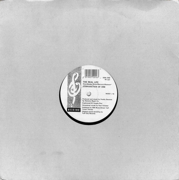 Corporation Of One -The Real Life