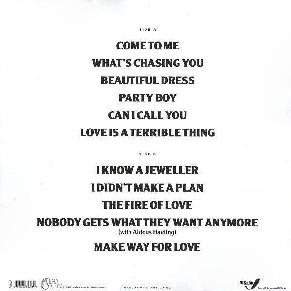 Marlon Williams (6) -Make Way For Love