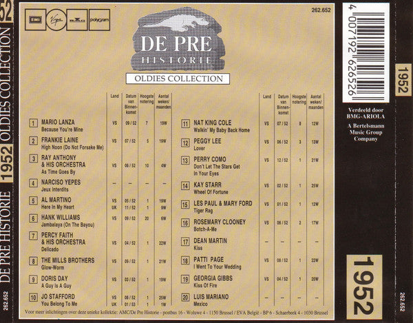 Various -De Pre Historie 200 Original Hits 1950-1959