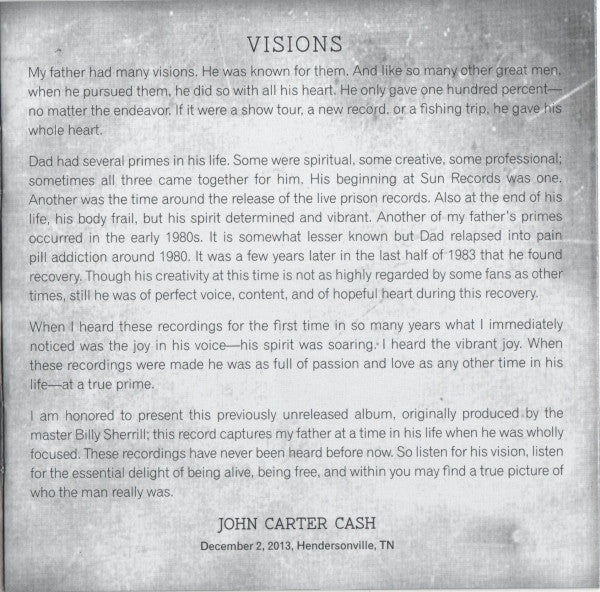 Johnny Cash -Out Among The Stars